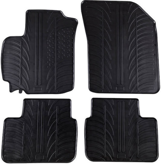 Apesan Σετ Μπροστινά και Πίσω Πατάκια 4τμχ για Suzuki Swift 2010-2017 Μαύρα