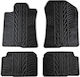 Apesan Set of Front and Rear Mats 4pcs for Toyota Corolla Verso 2004-2009 Black
