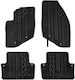 Apesan Set of Front and Rear Mats 4pcs for Volvo V70 Black