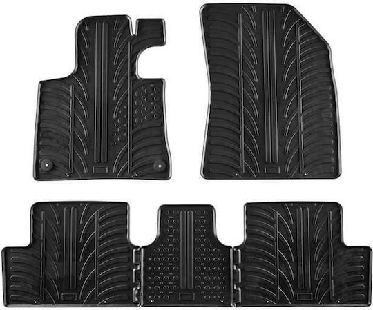 Apesan Σετ Μπροστινά και Πίσω Πατάκια 5τμχ για Citroen C4 Picasso 2013+ Μαύρα