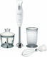 Bosch CleverMixx Ραβδομπλέντερ με Ανοξείδωτη Ράβδο 600W Λευκό