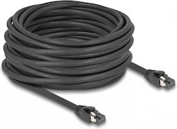 DeLock 80238 S/FTP Cat.8.1 Netzwerkkabel 15m Schwarz