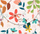 Greeting Card Easter 9x11cm in White Color