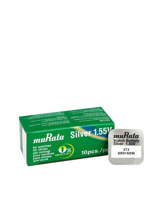 Murata 373 SR916SW Batterien Silber-Oxid für Uhren SR68 1.55V 10Stück