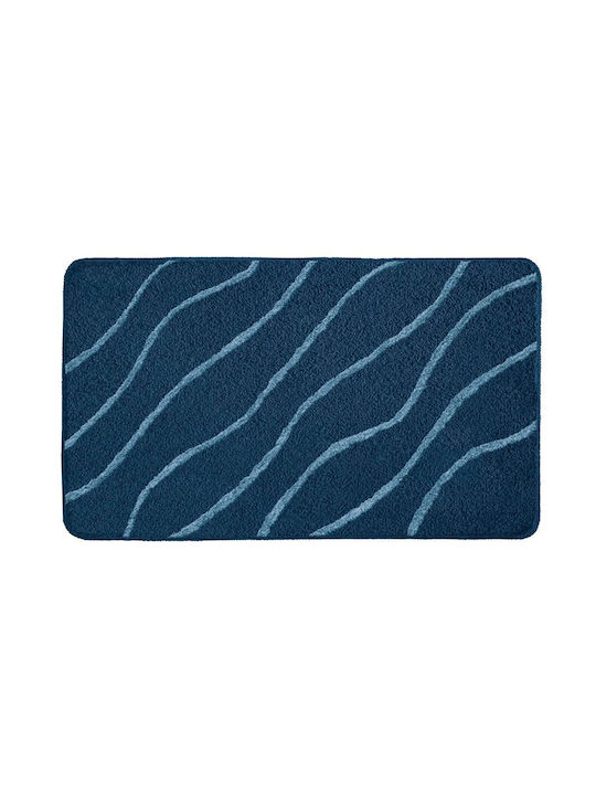 Kleine Wolke Rutschfest Badematte Synthetisch Rechteckig Tram 9189783225 Blau 70x120cm