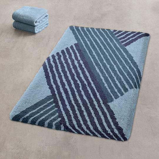 Kleine Wolke Covoraș de Baie Cross 9181783539 Albastru 55x65buc