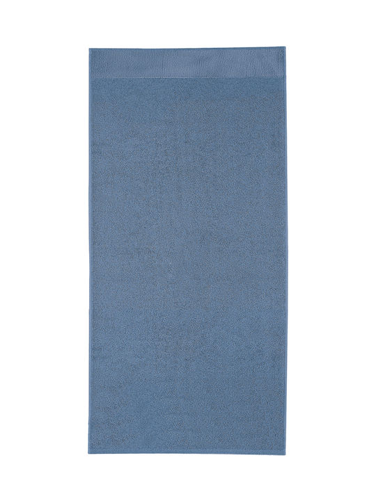Kleine Wolke Πετσέτα Προσώπου Bao 50x100εκ. Μπλε Βάρους 500gr/m²