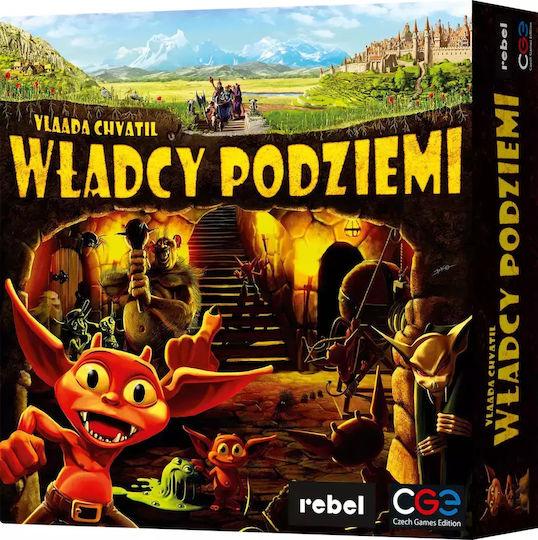 Board Game Lords Of The Underworld for 2-4 Players 12+ Years Old (PL) Rebel Games