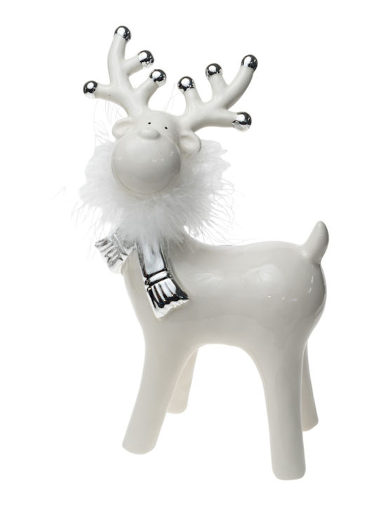 Zen Collection Christmas Ceramic Figure Reindeer Gray