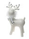 Zen Collection Christmas Ceramic Figure Reindeer Gray