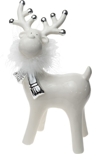 Zen Collection Weihnachtliche Keramisch Figur Rentier Gray