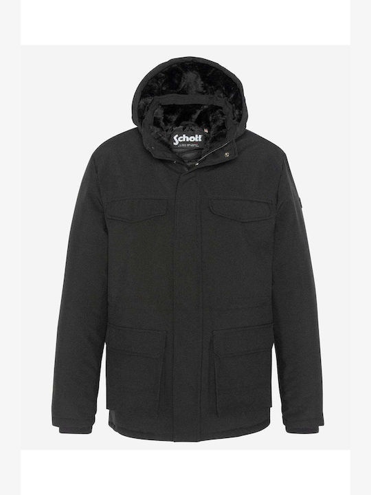 Schott Men's Coat black