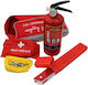 Car Emergency Kit with First Aid Kit, Fire Extinguisher, Warning Triangle & Tow Rope