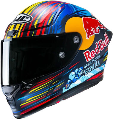 HJC R-PHA 1 Red Bull Jerez MC21 Motorradhelm Volles Gesicht ECE 22.06