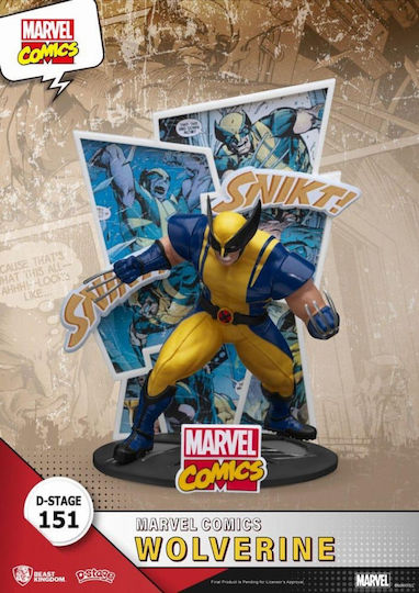 Beast Kingdom Marvel D-Stage Wolverine Diorama Figurină 16 cm