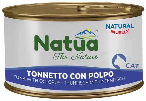 Natua Υγρή Τροφή για Ενήλικες Γάτες σε Κονσέρβα με Τόνο 85gr