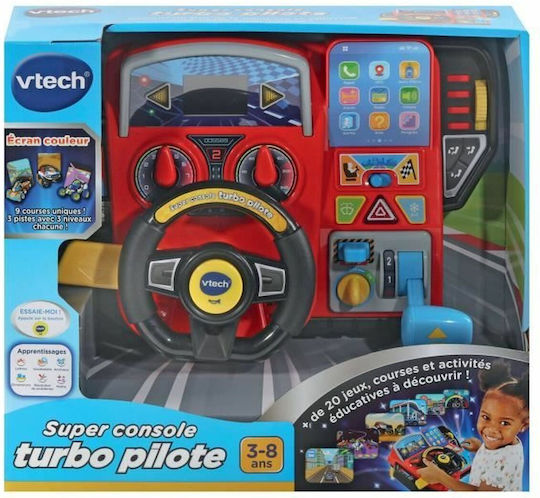 Vtech Steering Wheel Super Console Turbo Pilote for 36++ Months