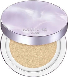 Missha Glow Layering Fit Cushion SPF50+/PA +++ Cushion Gesichtspuder 17 - Ivory SPF50 50ml