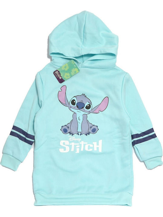 Lilo & Stitch Children's Dress Sweatshirt Long Sleeve Light Blue
