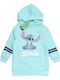 Lilo & Stitch Children's Dress Sweatshirt Long Sleeve Light Blue