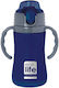 Lifegreen Детски Термос Алуминий с Цвят Син с Сламка 300ml