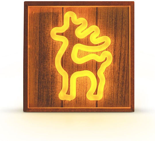 Neon Kactus Neon Lămpi Decorative Pentru Masă LED Alb Cald