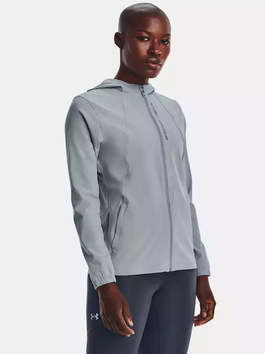Under Armour Women s Short Sports Jacket for Winter Blue 1377043
