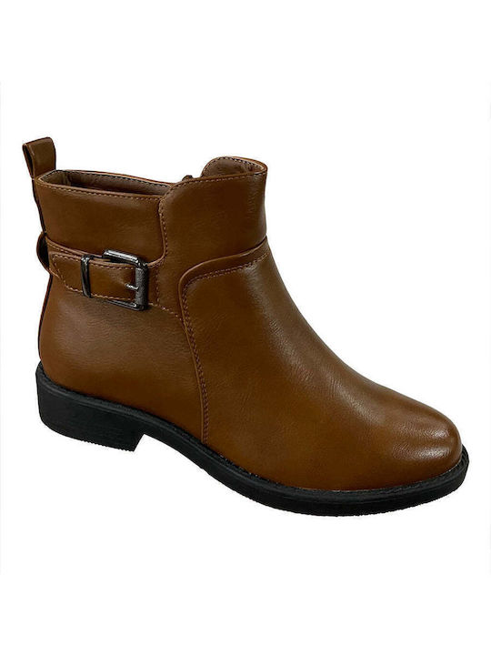 Damen Chelsea Stiefeletten Braun