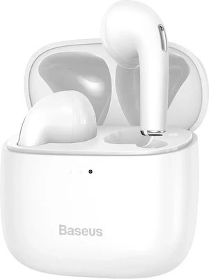 Baseus Bowie E8 Tws In-ear Bluetooth Handsfree Ακουστικά Λευκά