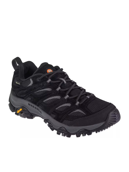 Merrell Moab 3 Ανδρικά Ορειβατικά Μποτάκια Αδιάβροχα με Μεμβράνη Gore-Tex Μαύρα
