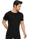 Tricou De Corp Pentru Bărbați Mâneca Scurtă Negru