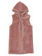 Vesta Scurtă Blană de damă Pink