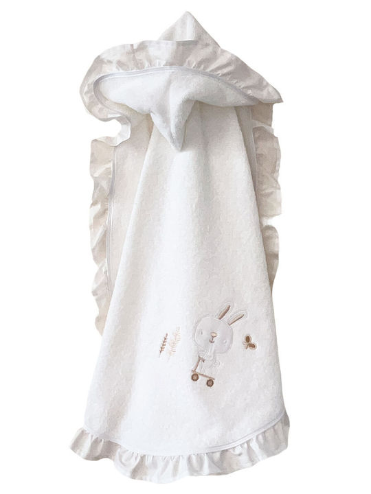 Bunny Bebe Baby Bath Towel Hooded Bunny Rabbit ...