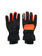 Brims and Trims Men's Ski & Snowboard Gloves Orange