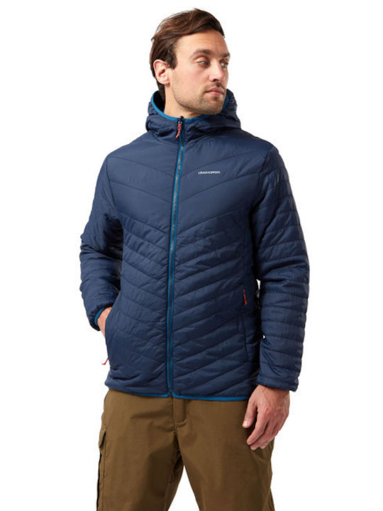 Craghoppers Herren Winter Jacke Lässig Μπλε