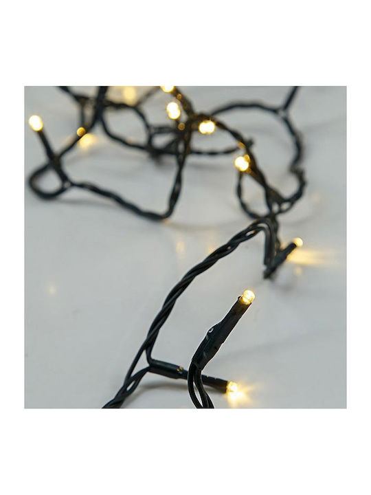 20 Lights LED 1.9m. Warm White Battery in String 1pcs