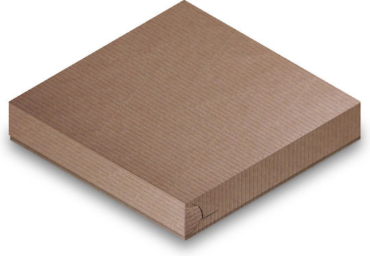 PaperQ Set von 100 Boxen Burger Kraft 23.5x16x8cm