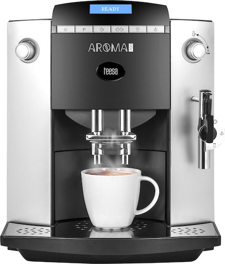 Teesa Aroma 700 Automatic Espresso Coffee Machine 1400W Pressure 15bar with Coffee Grinder TSA4001