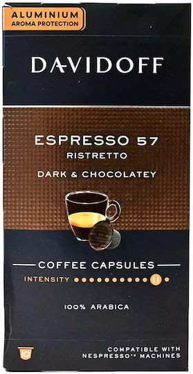 Davidoff Капсули Еспресо Съвместими с машина Nespresso 10капси