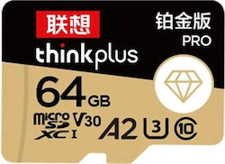 Lenovo ThinkPlus PRO microSDXC 64GB Clasa 10 U3 V30 A2