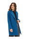 Namaste Women's Midi Coat petrol