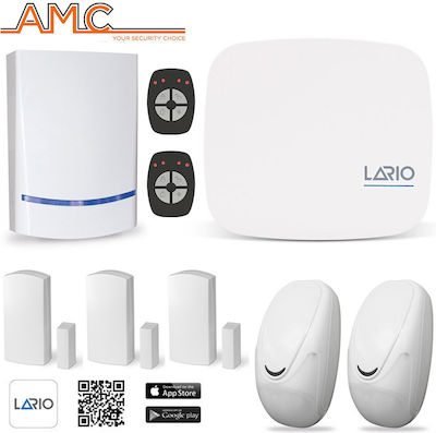 AMC Lario Advanced Kit Autonomous Wireless Alarm System with Hub (Wi-Fi)