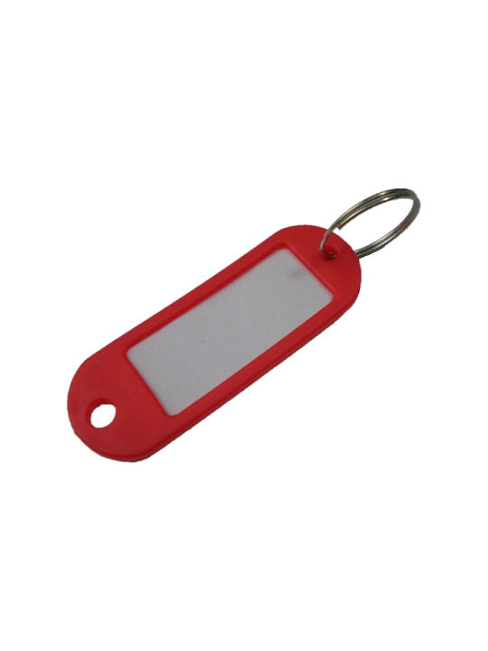 Foska Schlüsselanhänger Etikett Rot