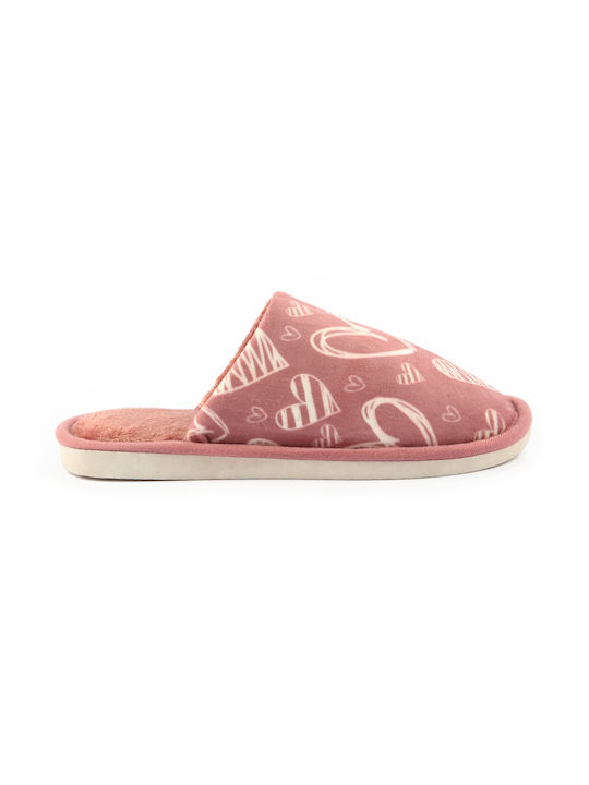 Fshoes Winter Women's Slippers in Pink color