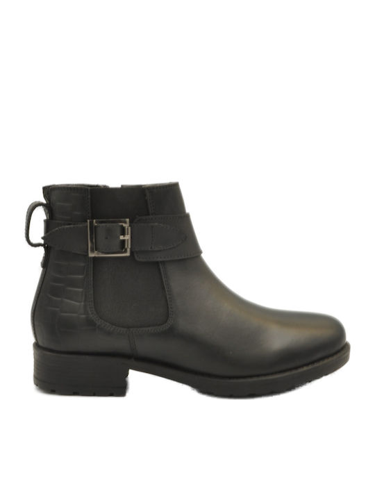 Stiefeletten Damen mit Pelz Schwarz