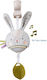 Taf Toys Κρεμαστό Παιχνίδι Καροτσιού και Αυτοκινήτου με Μουσική Bunny για Νεογέννητα