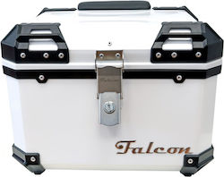 Falcon F0201 Μπαγκαζιέρα Μοτοσυκλέτας 45lt Λευκή