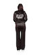 Set de Trening Catifea Negru SET-23-0150 (BLK)