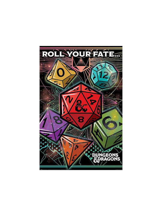 Dungeons & Dragons Poster Pack Roll Your Fate 61 x 91cm