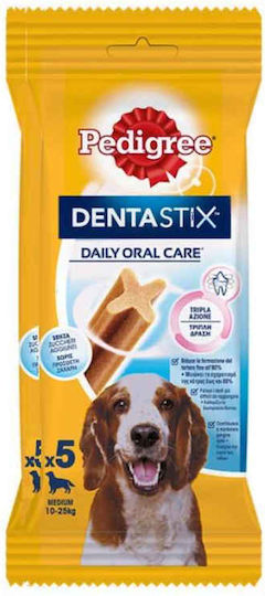 Pedigree Dentastix Μασώμενο Stick για Σκύλους κατά της Πέτρας & Πλάκας 77gr 5τμχ